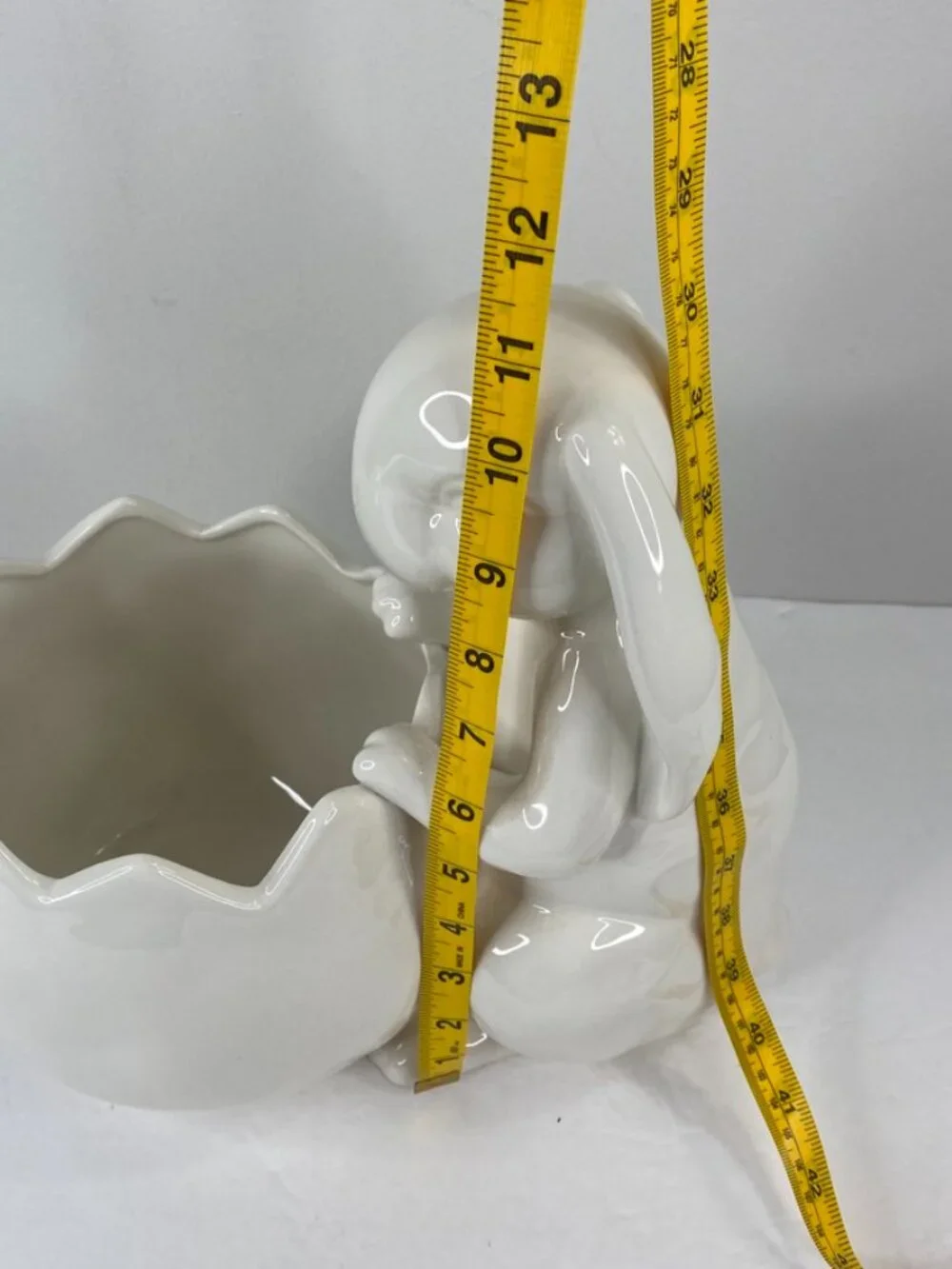 Rae Dunn Hop Bunny Easter Planter Pot Container